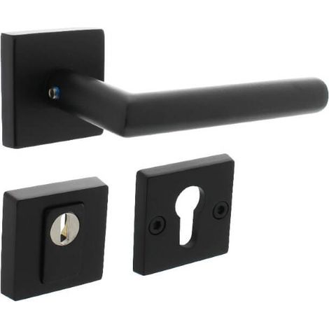 Quincaillerie de porte arrière carrée Backura Protection anti-traction à noyau noir - 0023.405725