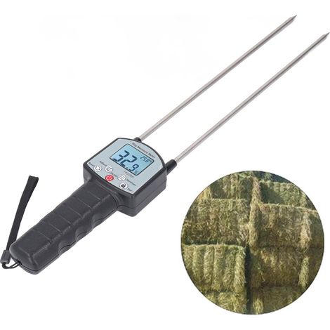 Analyseur De Humidité Pour Foin Portable - Instrument De Mesure De L'humidité Du Fourrage Et Des Céréales Pour Ferme Équestre Et Ovine -KZQ (1/5)