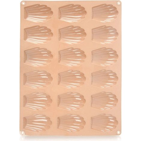 Silicone Shell Cookie Mold, 18-Cavity, 32x24.5 cm (1/5)