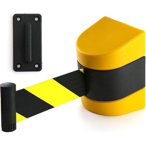 JSSEVN - Barrera retráctil de pared con cordón de seguridad para filas Tira de aislamiento para barreras de filas (3 m/9,8 pies) (1/5)