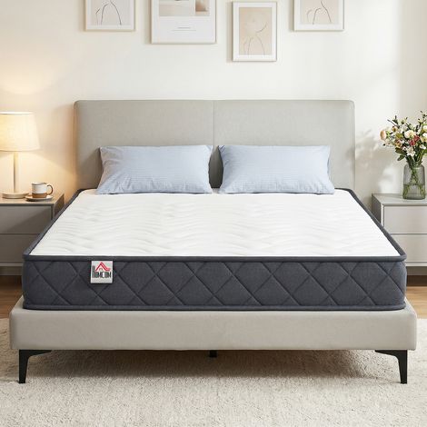 Matelas 140x190 cm, matelas deux places, mousse à mémoire de forme, 20 cm d'épaisseur, certifié Oeko-Tex, fermeté moyenne (1/5)