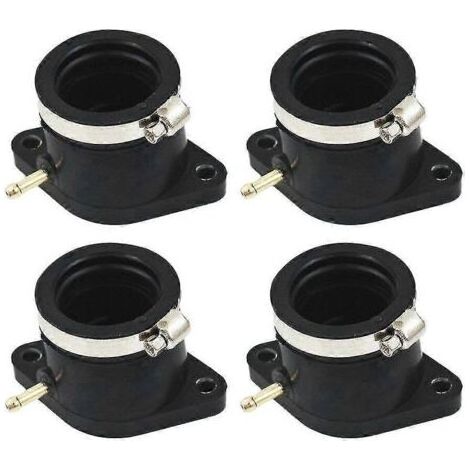 Support de joint de cache-poussière de collecteur d'admission de carburateur compatible avec XJ650 et XJ750 (1981-1983), lot de 4 pièces
