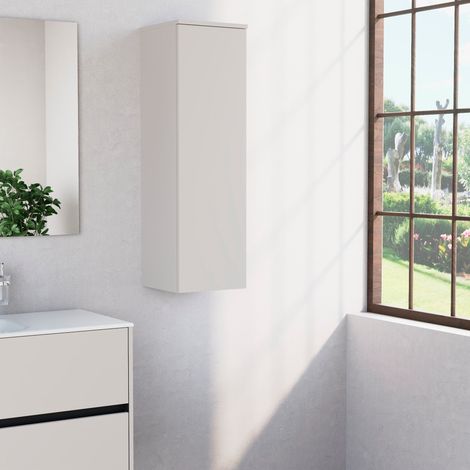 Inda - Colonna bagno con anta SX e 3 ripiani 30x102 cm - Perla (1/4)