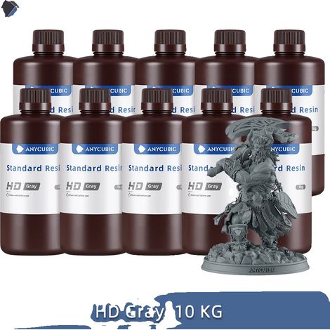 Resina UV Anycubic 405nm, capacità 10 kg, compatibile con stampanti LCD (1/2)