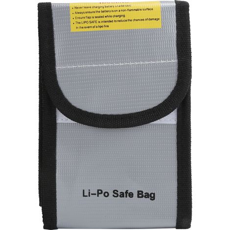 Sac De Sécurité Li-Po Ignifuge Et Imperméable Pour Documents Et Batteries - Protection Haute Température - Usage Domestique Et Bureau - 1 Pièce (1/5)