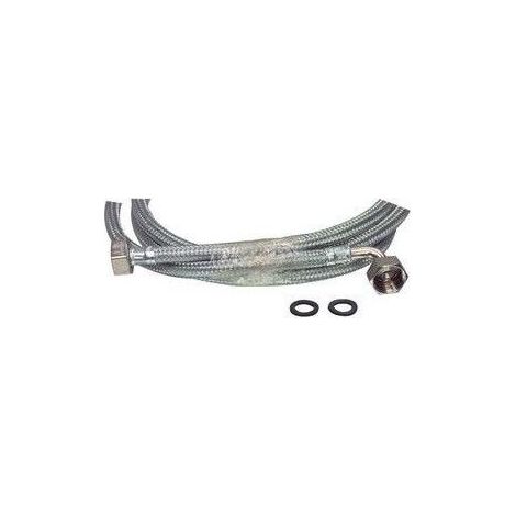 NEOPERL Tuyau d'Alimentation en Métal 1/2 pouce Droit - 3/4 '' Coudé 10 bar 90 °C 1.50 m