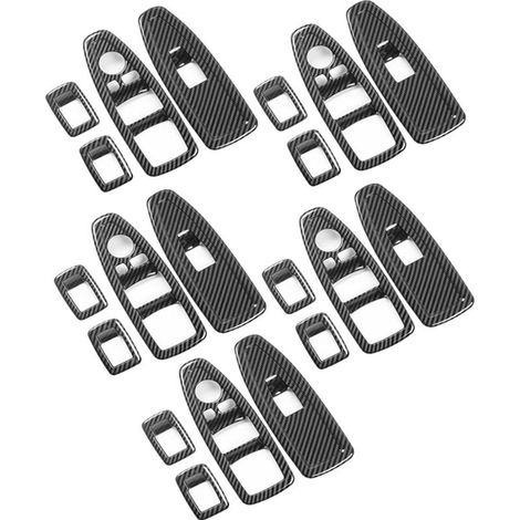 Adatto ai 5 pulsanti degli alzacristalli elettrici dei modelli Serie 1, Serie 3, Serie 4, 3GT, F20, F30, F31, F32, F34 e F36. Pannello decorativo in ABS con imitazione fibra di carbonio.