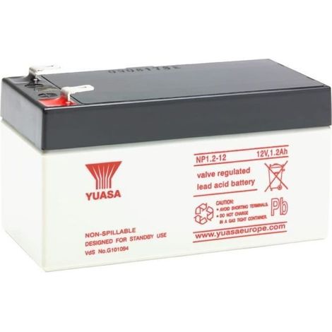 Batterie Vehicule - Batterie AGM Yuasa 12V / 1.2Ah NP1.2-12