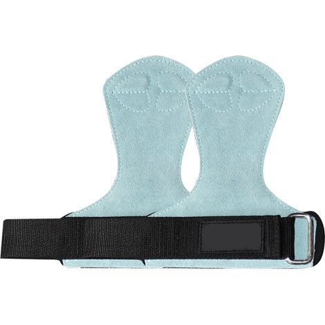 2 Poignées de musculation, Sangles ajustables, Crochets pour poignets, Matériau antidérapant, Pour haltérophilie et soulevé de terre (1/5)