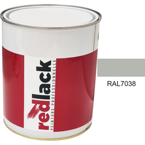 Bidon 3L Peinture – RAL 7038 – Gris agate – Satiné – multisupport – Redlack