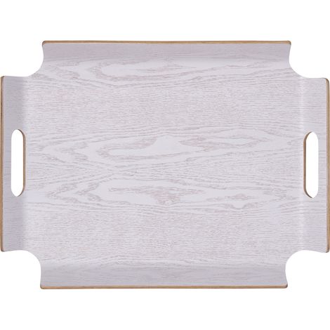 Table Passion - Plateau rectangle no angle 44,5x34 cm blanc (1/2)