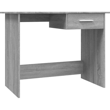 Maison Exclusive - Bureau Sonoma gris 100x50x76 cm Bois d'ingénierie (1/5)