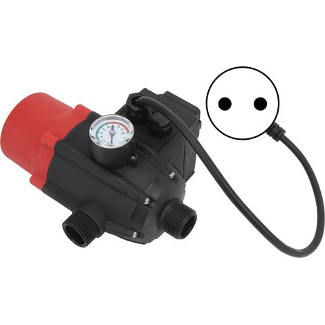 Interrupteur de pression réglable pour pompe à eau G1in, contrôleur étanche 1,5‑3,0bar, fiche UE 220V‑240V, 1,1kW (1/5)