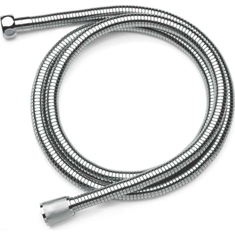 Brauseschlauch Dusche 200 cm mit Doppelspiralschlauch in Edelstahl mod. Ecoflex