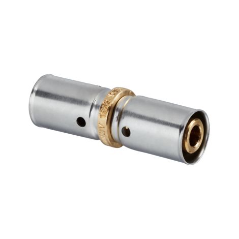 OVENTROP-Raccordo a pressare "Cofit P" - 16 x 16mm, Bronzo/Acciaio inossidabile, 1512543