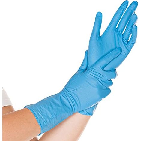Guantes desechables Hygostar super high risk sin polvo 50 unidades