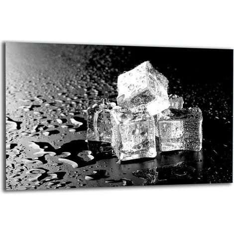 PLAQUE DE PROTECTION EN VERRE POUR CUISINIÈRE 80x52 ICE (1/5)