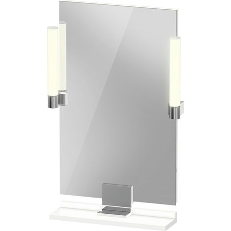 Duravit Sivida Spiegel, chrom, 450x36x650mm, Aufsatzleuchte, (1/5)