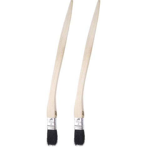2pcs Pinceau Courbé pour Radiateur Largeur 1" façonnage De Mur (1/5)