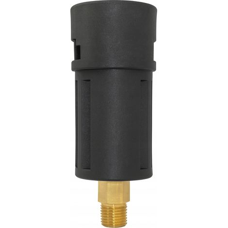 Adaptador de bayoneta Karcher GZ de 1/4" QC - Conector r谩pido de pl谩stico y lat贸n  160 BAR  60 掳C  Para arandelas Karcher K