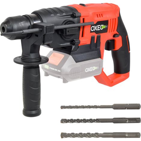 Marteau perforateur sans fil 18V Easy Full 1.2 joules - livré sans batterie - 2 vitesses - poignée anti-vibration - 3 mèches (1/5)