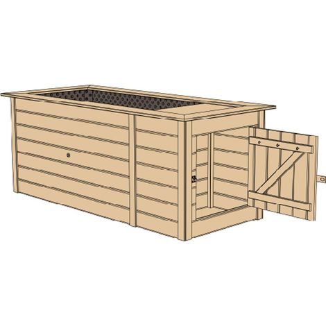 Hochbeet 669 Naturbelas 205 x 80 cm