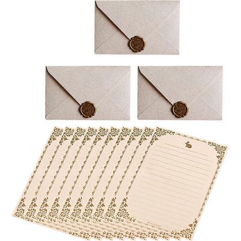 Set Schreibwaren und Umschläge, Schreibpapier, Verpackungsumschläge, DIY-Umschläge (1/4)