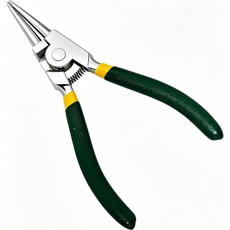 Pince Circlips 150mm Extérieur Droite Anti-Rouille Grip Antidérapant Taille de Tête 1,78 mm (1/5)
