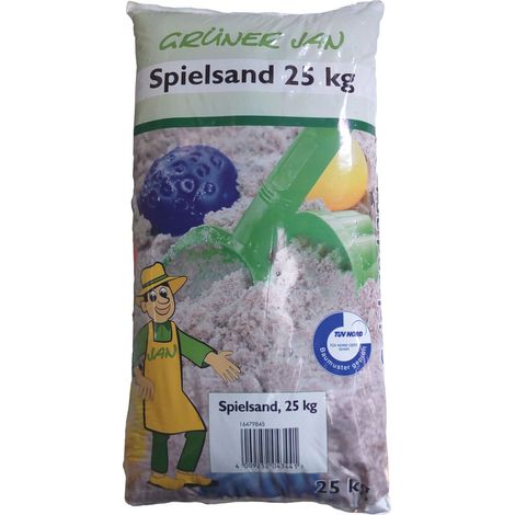 Hamann Spielsand gewaschen 25 kg Sack Kinderspielsand Sand für Sandkasten
