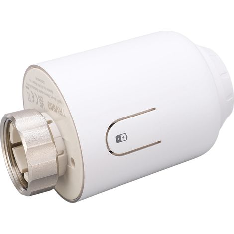 Lot de 2 Têtes Thermostatiques Intelligentes WiFi, Vanne Radiateur avec Écran LED, Contrôle par Application Sans Fil pour Chauffage Central (1/5)