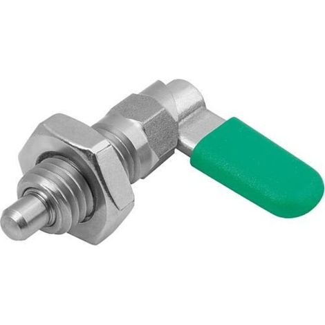 KIPP Sperrriegel M10x1 Ø4mm SW10 Form D Kappe Mutter (1/3)