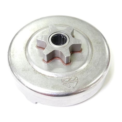 Pignon entraînement chaîne tronçonneuse 3/8 – 6 dents – Pour Dolmar PS 350/351 et Makita DCS 3500/4300 – Diamètre intérieur 69.5mm (1/4)