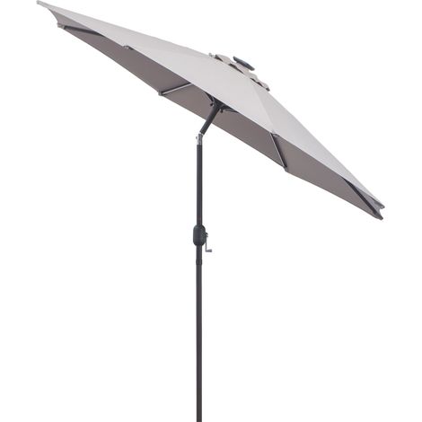 Avez-vous vu ce magnifique chapeau de soleil avec lumières LED  Fabriqué en alliage d'aluminium et en polyester résistant aux UV et aux intempéries, il s'ouvre facilement grâce à (1/5)
