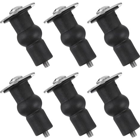 6 pièces Vis Expansion Acier Inoxydable, Caoutchouc (1/5)