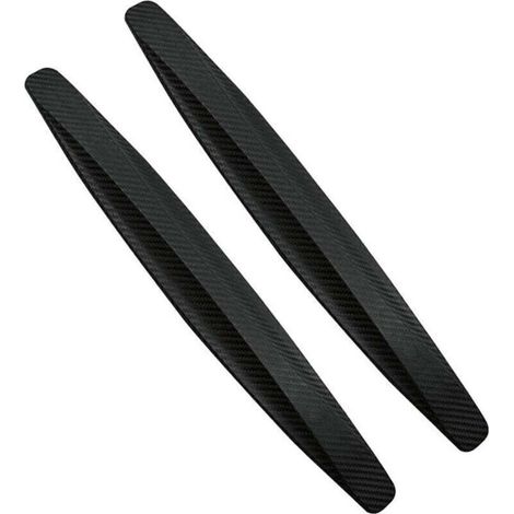 2 Pièces Bande de Coin de Protecteur de Pare-Chocs de Voiture,Bande Protectrice Universelle de Lèvre de Pare-Chocs Bande de Jupe Latérale Anti-Collision Anti-Rayures,Noir (1/4)