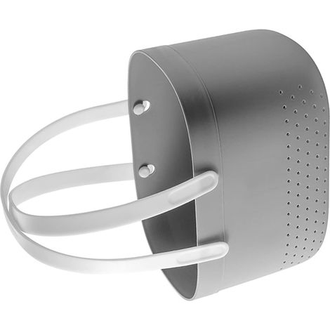 Panier De Douche, Portable Grande Capacité Design Empilable Panier Douche Panier Rangement Salle De Bain avec Poignées Pour Ranger Les Serviettes, Les Boules De Bain(Gris) (1/5)