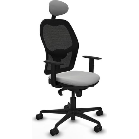 Sedia Ufficio con Poggiatesta Jorquera Piqueras y Crespo 1D036N1 Grigio chiaro (1/5)
