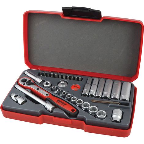 TENGTOOLS 167290105 Set di chiavi a bussola 1/4 da 36 pezzi T1436 (1/4)
