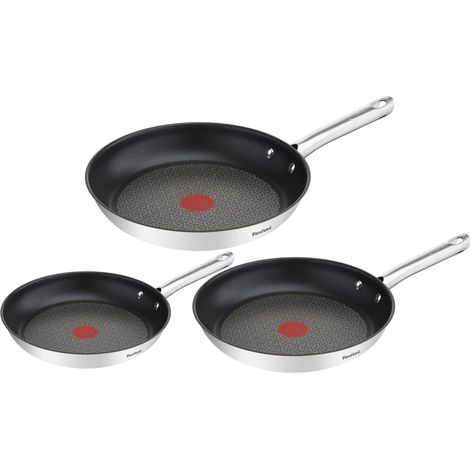 Tefal 3168430321816 Duetto Set di padelle 3 parti