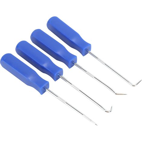 Kit de 4 tournevis pour joints d'huile, outil de nettoyage de rainures pour pneus de voiture et de réparation de crochets (1/5)