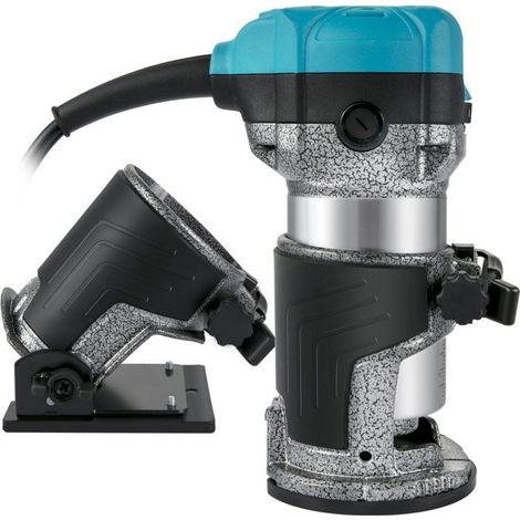 Défonceuse à bois compacte - 710 W - 13000-33000 tr/min - 3 bases - Fixe, inclinable, plongeante (1/5)