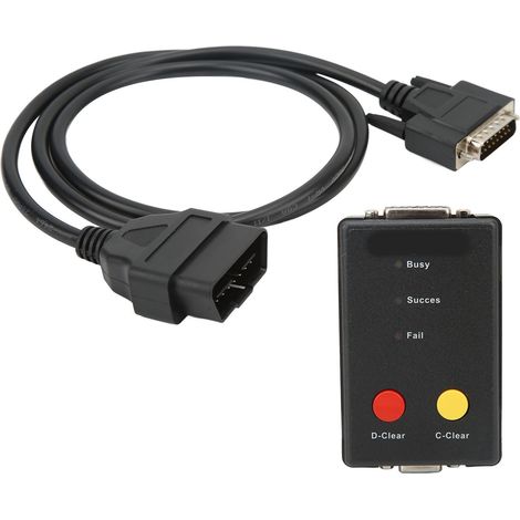 Lecteur de codes d'erreur OBD2, outil de diagnostic rapide avec réinitialisation sécurisée et bouton de vérification pour voiture (1/5)