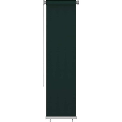 vidaXL Store roulant d'extérieur 65 (l) x 230 (H) cm HDPE vert foncé (1/5)
