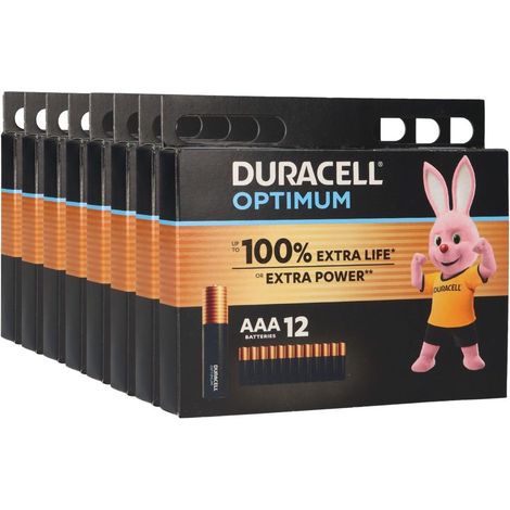 96x Duracell MN2400 AAA Micro Batterie Optimum (8x 12er Blister) (1/5)