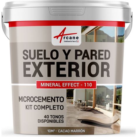 Microcemento para exteriores: suelos, muros, terrazas, balcones, escaleras