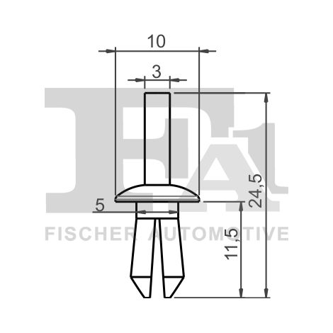 Clip, enjoliveur FA1 11-20002.5 ALPINA 0009903492 07149807127 51161881149 697210