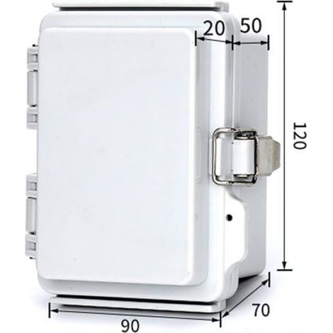 Boîtier De Prise Étanche - IP44 - Pour Salle De Bain Balcon Extérieur - 1 Pièce (1/5)