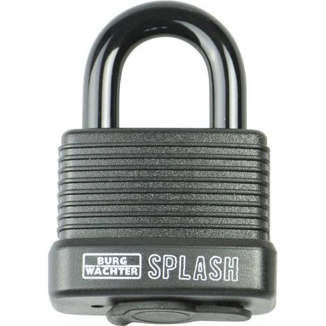 BURG-WÄCHTER 39981 LUCCHETTO SPLASH 470 45 BLACK SB, NERO
