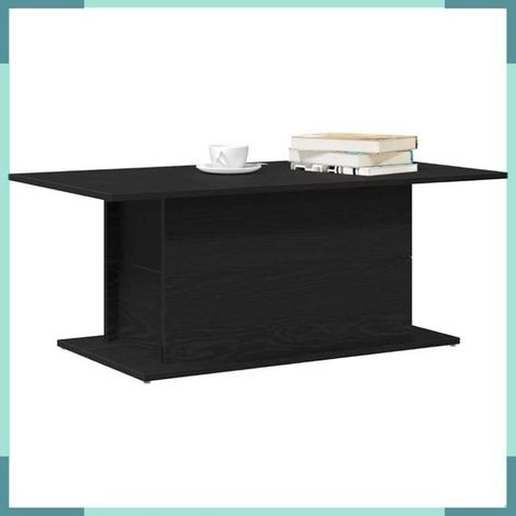 Table basse - 862716 - Chêne noir - Bois d'ingénierie - 102 x 55,5 x 40 cm (1/5)