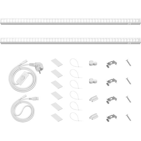 Lampe Horticole, 59cm, 5000K Spectre Complet, 2 x 10W, Pack de 2 (1/5)